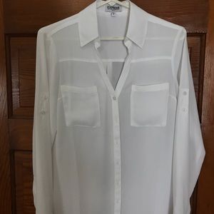 Classic button down top